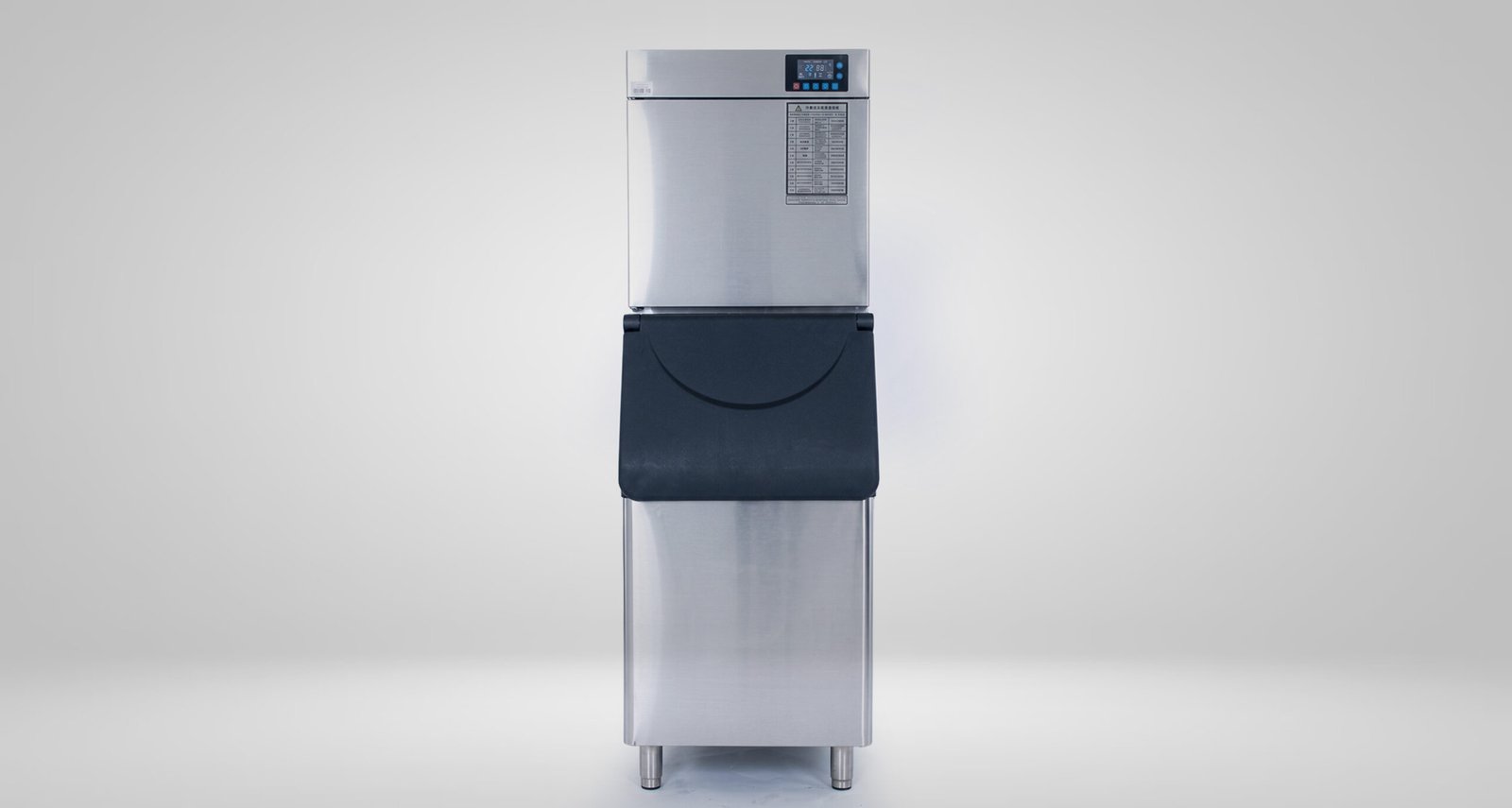 Koller CV150 cube ice machine - front view