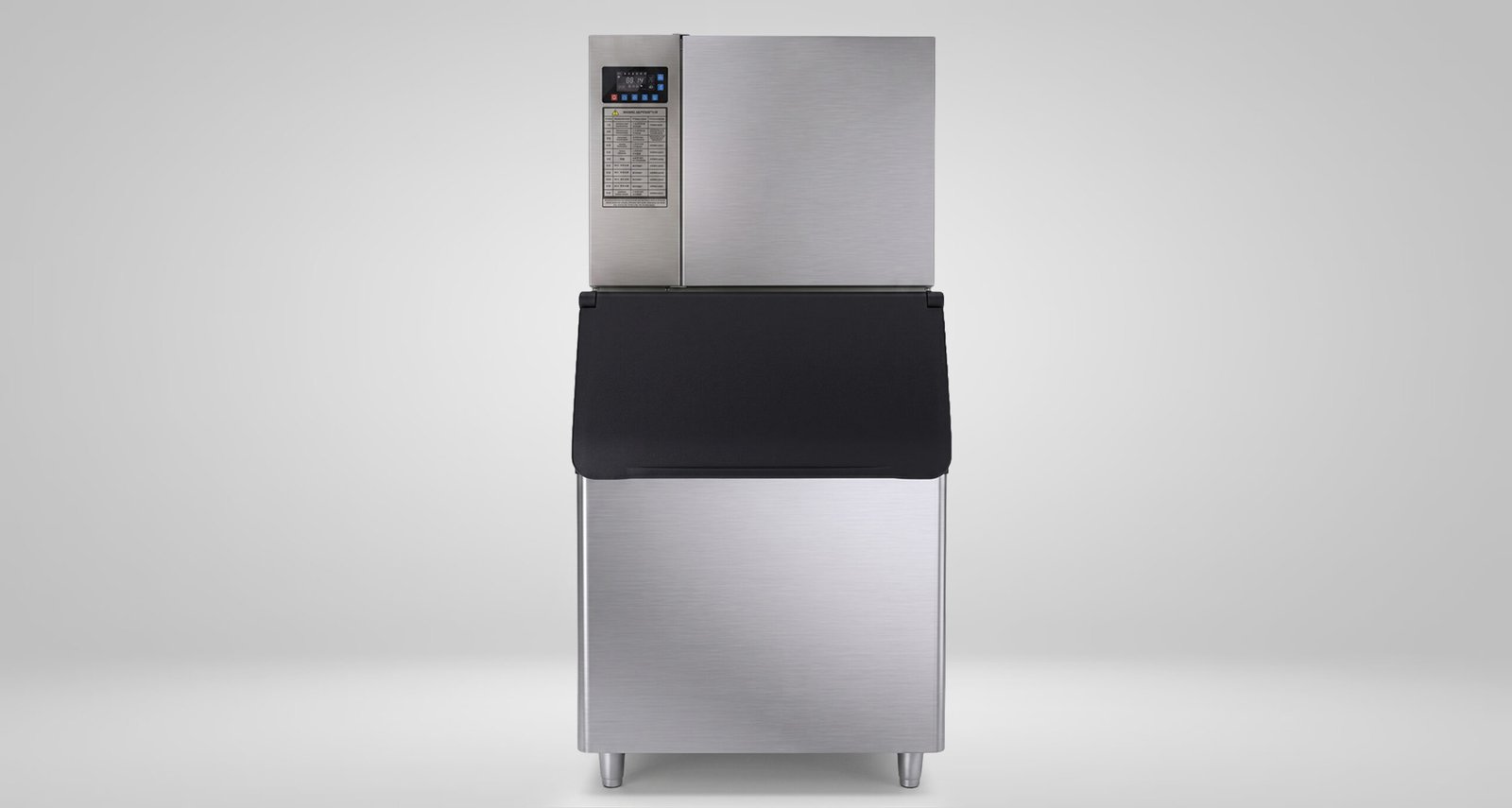 Koller CV200 cube ice machine - front view