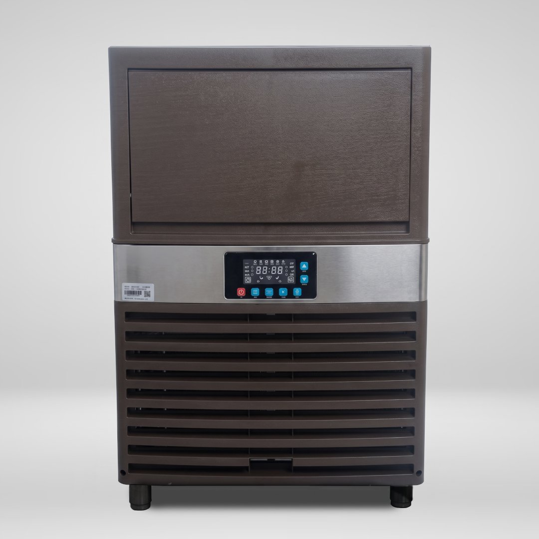 Koller CV55 commercial cube ice machine, front view