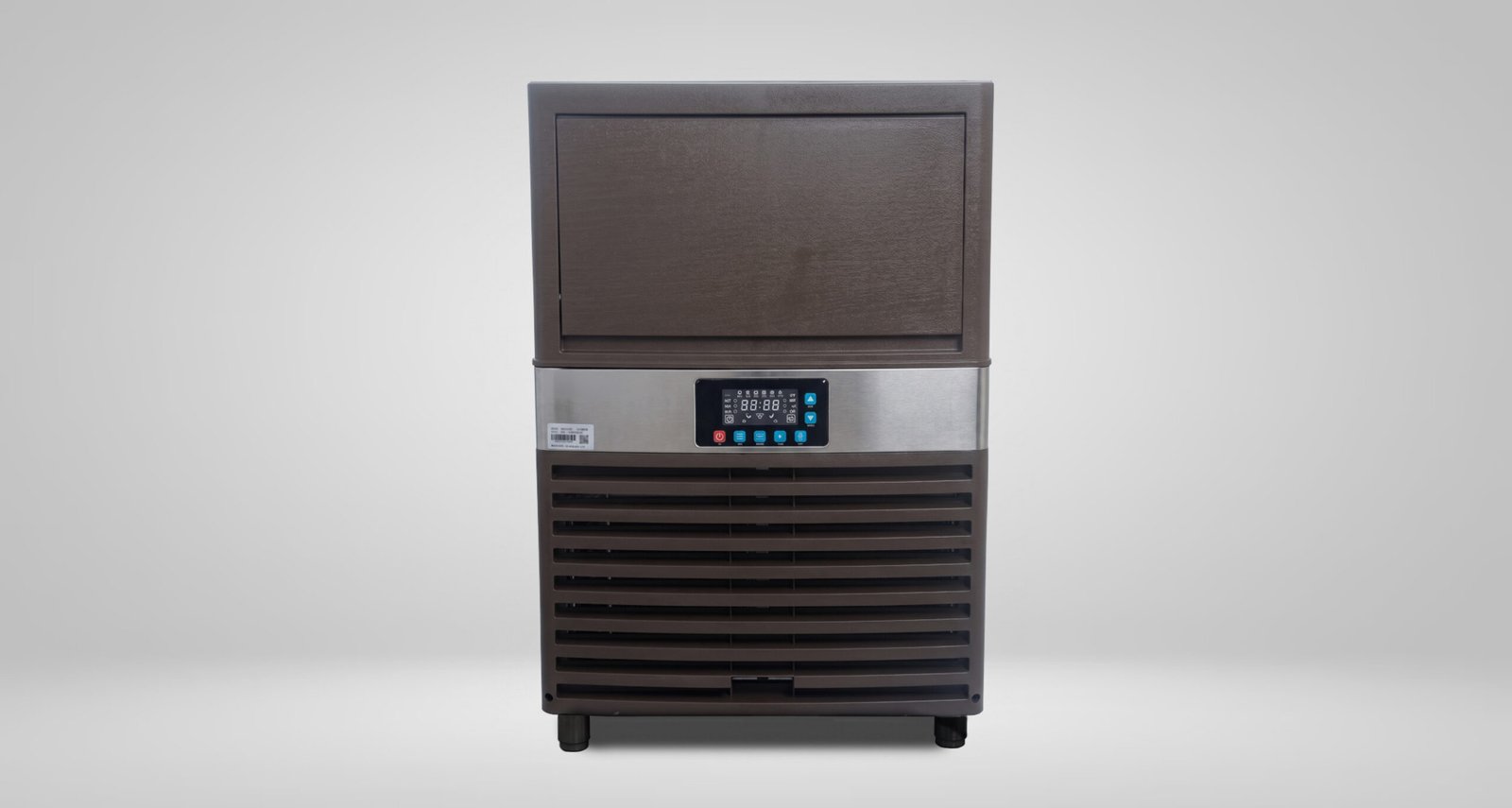 Koller CV55 commercial cube ice machine - front view